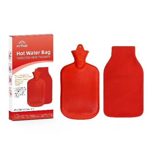 Rubber Hot Water Bag 2L Red