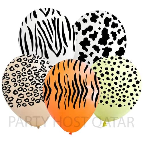 Safari Mix Print Helium Balloon(15Qr Each Balloon)