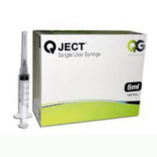 Q-Ject Syringe 5Ml 100'S