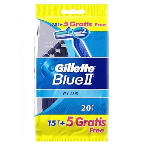 Gillette Blue 2 Plus Disposable Razor For Men 15+5Pcs