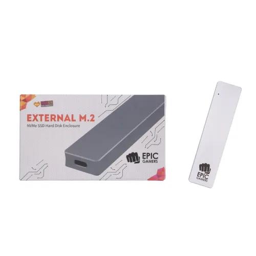 Epic Gamers External M.2 Enclosure Nvme Ssd Hard Disk - حاوية قرص صلب