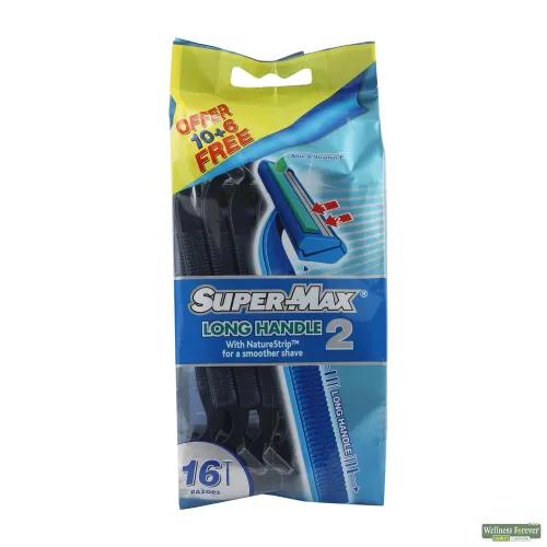 Super-Max Long Handle Razors 2 16 Per Pack