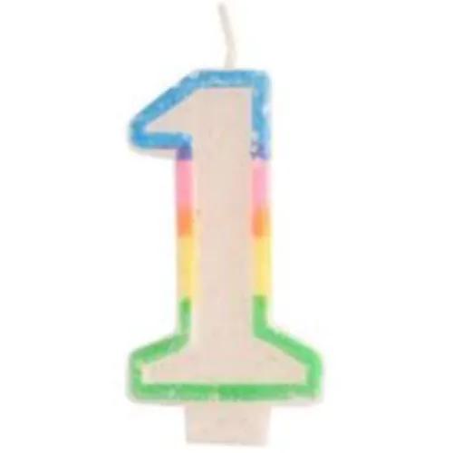 Happy Birthday Candle No.1 1 Piece