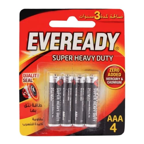 Eveready Aaa4 Super Heavy Duty Battery