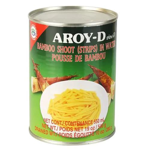 Aroy D Bamboo Shoot Strips In Water 540G