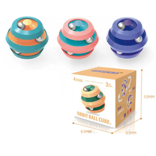 Spinning Ball Fingertip Cube