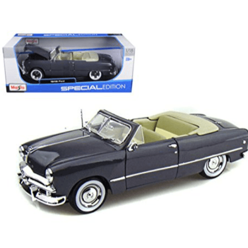 Maisto 1949 Ford Convertible Gray Diecast Model Toy Car