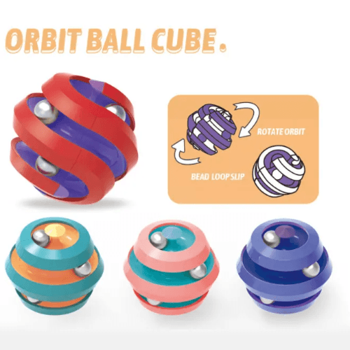 Spinning Ball Fingertip Cube