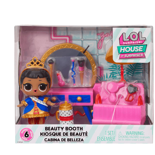 LOL Surprise House Furniture Playset with Doll Series 2 (Sold Separately Subject to Availability)