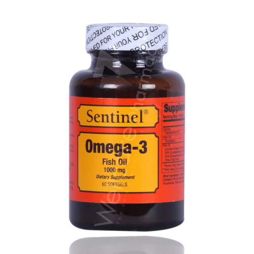 Sentinel Omega-3 Fish Oil Capsules - 60'S