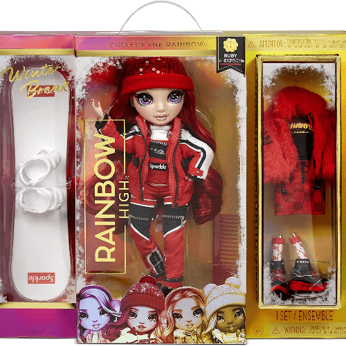 Rainbow High Fashion Winter Break Doll Ruby Anderson