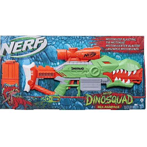 Nerf Dino Squad Rex-Rampage Motorized Dart Blaster