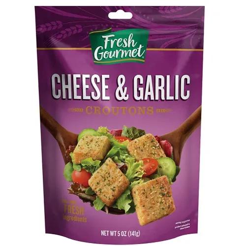 Fresh Gourmet Premium Croutons Cheese & Garlic 5Oz