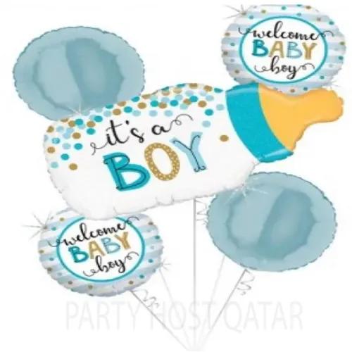 It’s A Boy Helium Set 12in Balloon