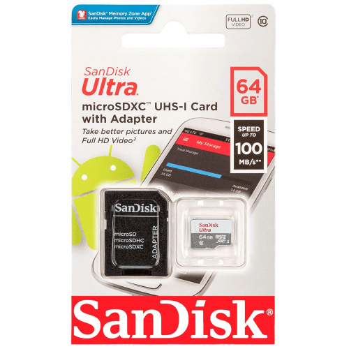 Sandisk Ultra 64 Gb Micro Sdhc Card