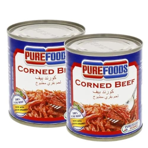 Pure Foods Corned Beef 2X210G