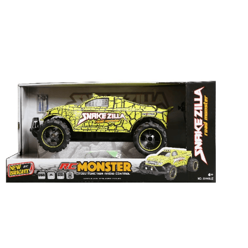 New Bright Remote Control Snakezilla Road Monster Truck