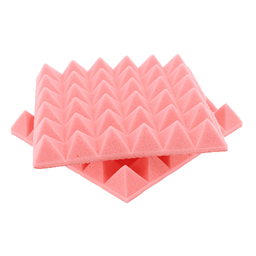 Epic Gamers Sound Proofing Foam W/ Adhesive (2Pcs) 30X30X5Cm - Pink - عازل صوت