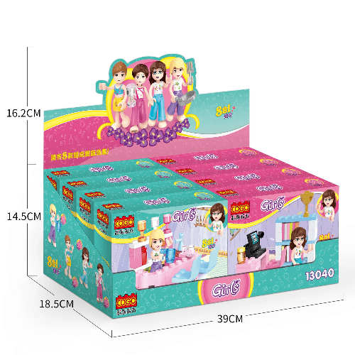 Girls Series (Daily Housework) Multi Shapes Collection (1 ~ 8)