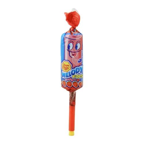 Chupa Chups Melody Pops Strawberry Lollipop 15 Gr