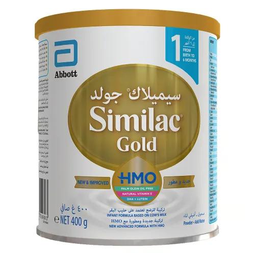 Similac Gold Infant Formula Stage 1 (0-6 Months) - Palm Oil Free 400 Gr