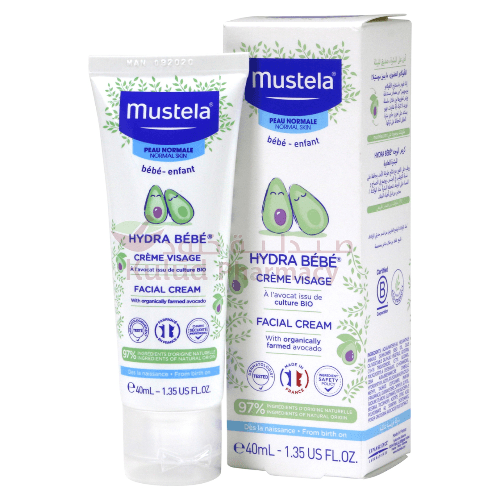 Mustela Hydra Bebe Facial Cream 40Ml