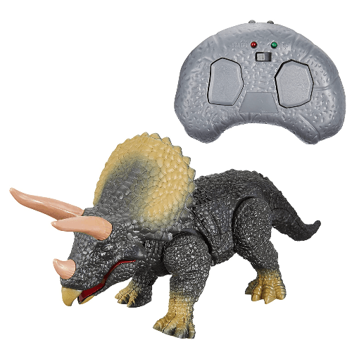Synpo Remote Control Walking Dinosaur Triceratops Moving Animal