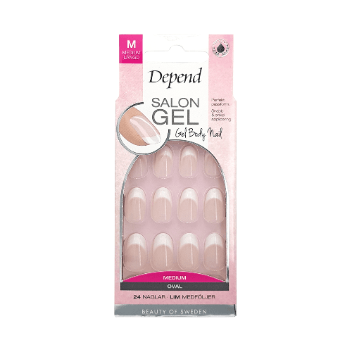 Depend Nail Salon Gel Nude Oval Medium