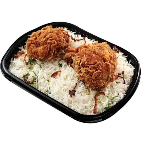 Chicken Broasted With Rice