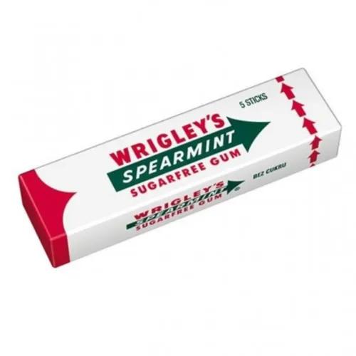 Wrigley'S Chewing Gums Spearmint Flavor 5 Per Pack