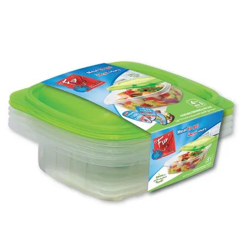 Al Bayader Rectangle Multi Purpose Container With Lid 24Oz