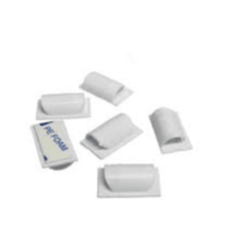 D-Line Pack Of 6 Cable Tidy Clips - White