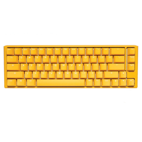 Ducky One 3 Sf Yellow Case 65% Rgb Mechanical Keyboard - Clear Switch - لوحة مفاتيح