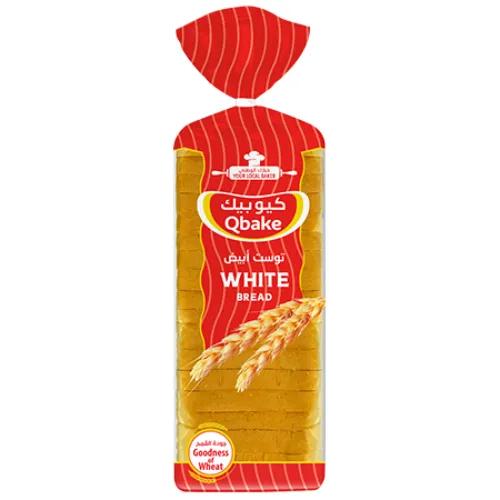 Qbake Large White Bread 550 Gr