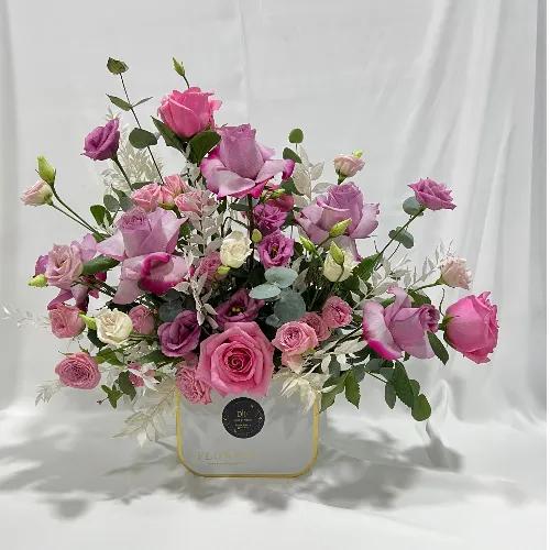 Pink Flower Box