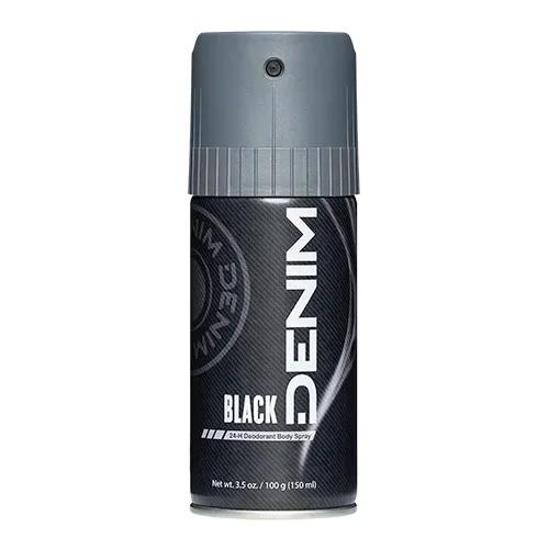 Denim Black 24H Deodorant Body Spray 150 Ml