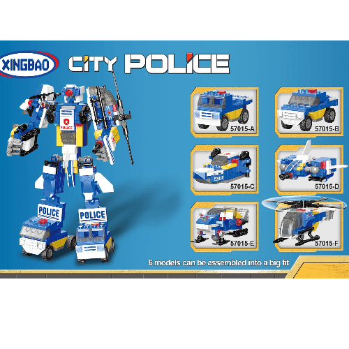 City Police Multi Mini Shapes Collection (A~f)