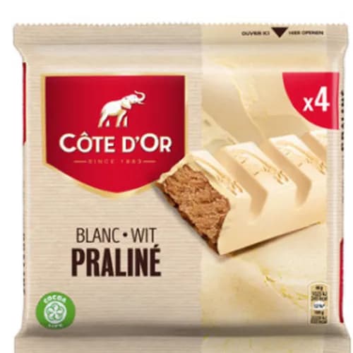 Cote D'Or White Blanc Praline 46Gms