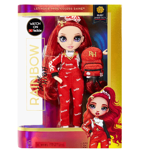 Rainbow High Jr High Ruby Anderson 9inch Red Fashion Doll