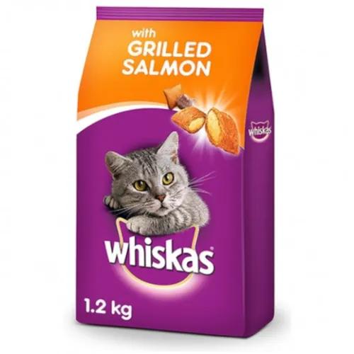 Whiskas Adult Cat Food Grilled Salmon Steak Flavour 1.2 Kg