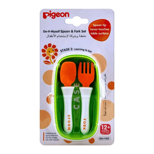 Pigeon Do-It-Myself Spoon And Fork Set (Stage 2) ) 26400