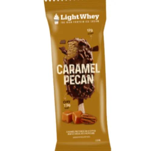 Light Whey Ice Cream Caramel Pecan