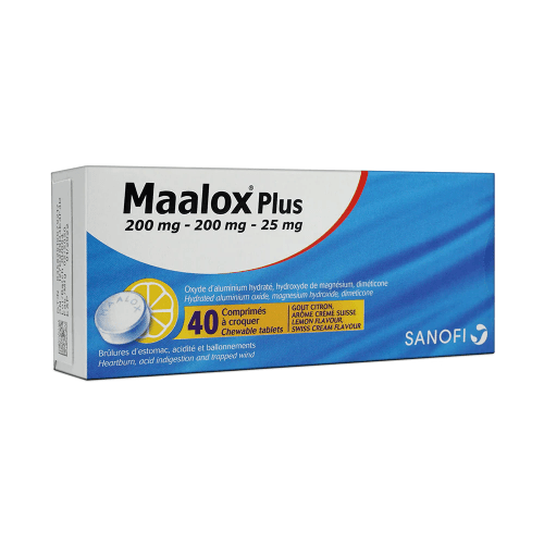 Maalox Plus Tablet - 40'S