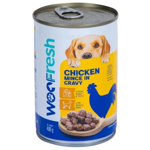 Woofrsh Chkn Mince N Gravy400G