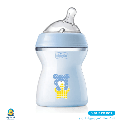 Chicco Natural Feeling Plastic Bottle (2+ M) - 250Ml