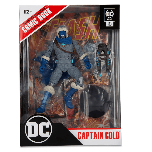 DC Direct The Flash Wave 2 Captain Cold 7inch Action Figure with Comic