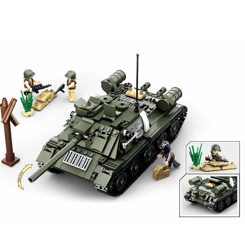 Wwii Tank (T-34) / Military Kits (2 Different Form In 1)