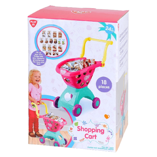 Playgo Shopping Cart with 18pcs