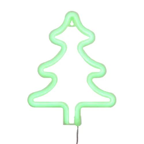 Led Neon Christmas Tree Shape - Green - إضاءة