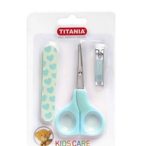 Titania Baby Manicure Set Scissors Nail Clipper Sand Nail File